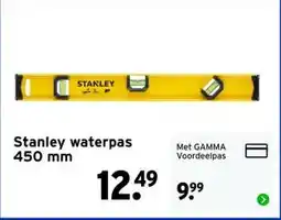 GAMMA Stanley waterpas 450 mm aanbieding