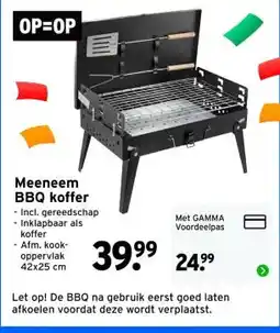 GAMMA Meeneem BBQ koffer aanbieding