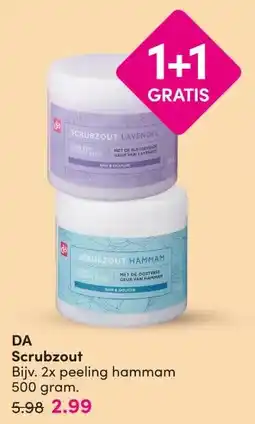 DA DA Scrubzout aanbieding