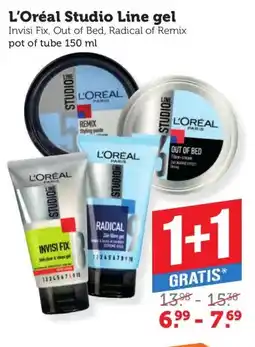 Coop L'Oréal Studio Line gel aanbieding
