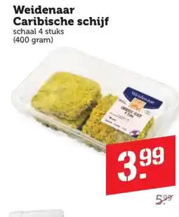 Coop Weidenaar Caribische schijf aanbieding