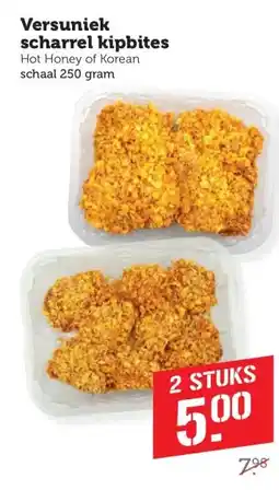 Coop Versuniek scharrel kipbites aanbieding