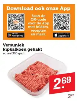 Coop Versuniek kipkalkoen gehakt aanbieding