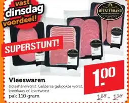 Coop Vleeswaren aanbieding