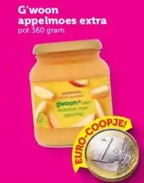 Coop G'woon appelmoes extra aanbieding