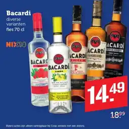 Coop Bacardi aanbieding