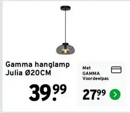 GAMMA Gamma hanglamp Julia Ø20CM aanbieding