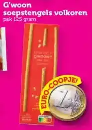 Coop G'woon soepstengels volkoren aanbieding