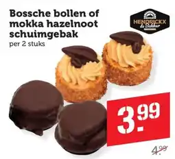 Coop Bossche bollen of mokka hazelnoot schuimgebak aanbieding