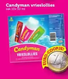 Coop Candyman vrieslollies aanbieding