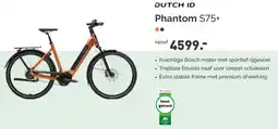 Bike Totaal Dutch ID Phantom S75+ aanbieding