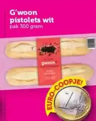Coop G'woon pistolets wit aanbieding