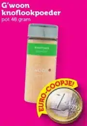 Coop G'woon knoflookpoeder aanbieding