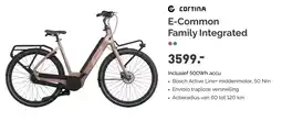 Bike Totaal CORTINA E-Common Family Integrated aanbieding