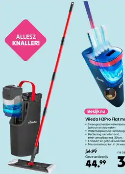 AllesZ Vileda H2Pro Flat mop box aanbieding