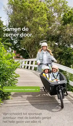 Bike Totaal Ontdek elektrische bakfietsen aanbieding