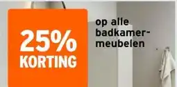 GAMMA op alle badkamer-meubelen aanbieding