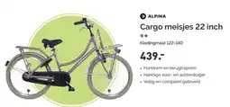 Bike Totaal ALPINA Cargo meisjes 22 inch aanbieding