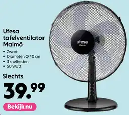 AllesZ Ufesa tafelventilator Malmö aanbieding