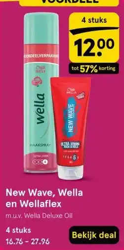 Etos New Wave, Wella en Wellaflex aanbieding