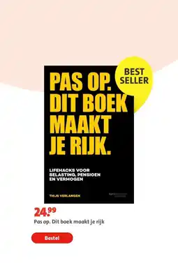 Bruna Pas op. Dit boek maakt je rijk aanbieding