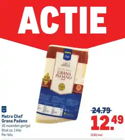 Makro Metro Chef Grana Padano aanbieding