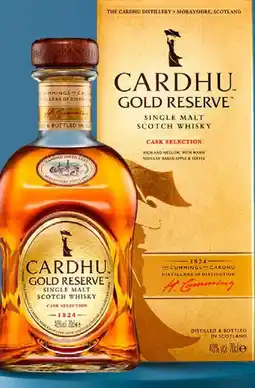 Gall & Gall Cardhu Gold Reserve 70CL aanbieding