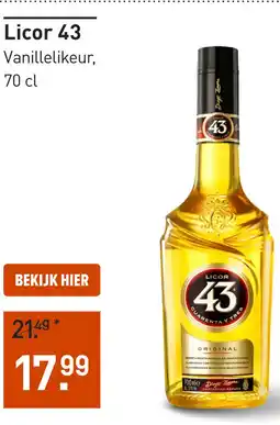 Gall & Gall Licor 43 70CL aanbieding