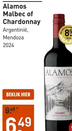 Gall & Gall Alamos Malbec 37.5CL aanbieding