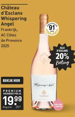 Gall & Gall Château d'Esclans Whispering Angel 37.5 37.5CL aanbieding
