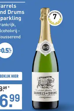 Gall & Gall Barrels and Drums Sparkling 75CL aanbieding