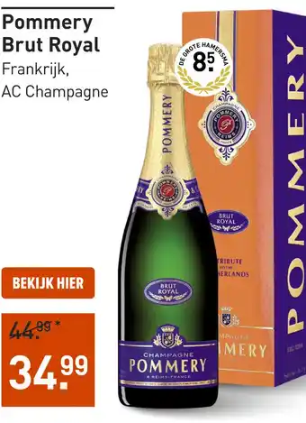 Gall & Gall Pommery Brut Royal 75CL aanbieding
