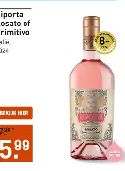 Gall & Gall Riporta Rosato 75CL aanbieding