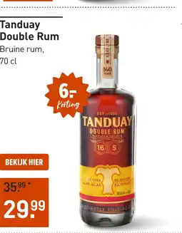 Gall & Gall Tanduay Double Rum 70CL aanbieding