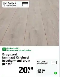 GAMMA Bruynzeel laminaat Origineel beschermend bruin aanbieding