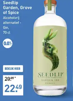 Gall & Gall Seedlip Garden 70CL aanbieding