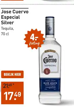 Gall & Gall Jose Cuervo Especial Silver 70CL aanbieding