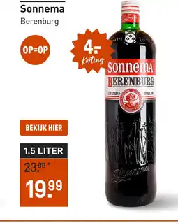 Gall & Gall Sonnema Berenburg 150CL aanbieding