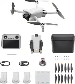 Bol.com DJI Mini 3 - Drone - Fly More Combo - Met DJI RC Smart Remote Controller aanbieding