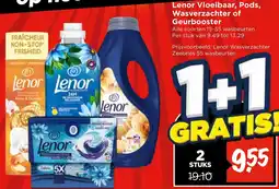 Vomar Voordeelmarkt Lenor Vloeibaar, Pods, Wasverzachter of Geurbooster aanbieding