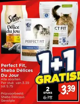 Vomar Voordeelmarkt Perfect Fit, Sheba Délices Du Jour aanbieding
