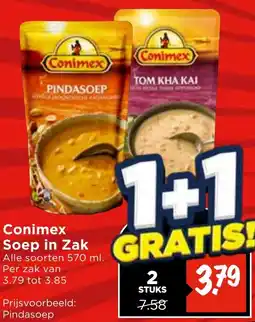 Vomar Voordeelmarkt Conimex Soep in Zak aanbieding