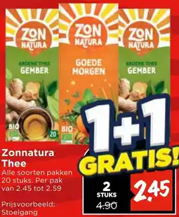 Vomar Voordeelmarkt Zonnatura Thee aanbieding