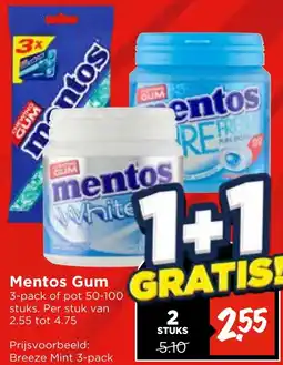 Vomar Voordeelmarkt Mentos Gum aanbieding