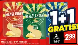 Vomar Voordeelmarkt Maaslander 50+ Plakken aanbieding