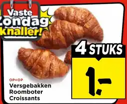 Vomar Voordeelmarkt Versgebakken Roomboter Croissants aanbieding