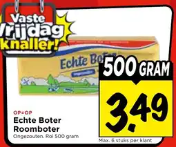 Vomar Voordeelmarkt Echte Boter Roomboter aanbieding