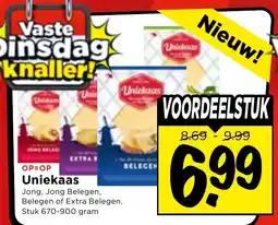 Vomar Voordeelmarkt Uniekaas aanbieding
