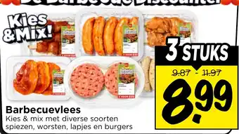 Vomar Voordeelmarkt Barbecuevlees aanbieding