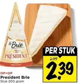 Vomar Voordeelmarkt President Brie aanbieding